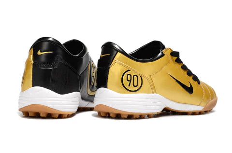 Chuteira Nike Total 90 Society Dourado/Preto