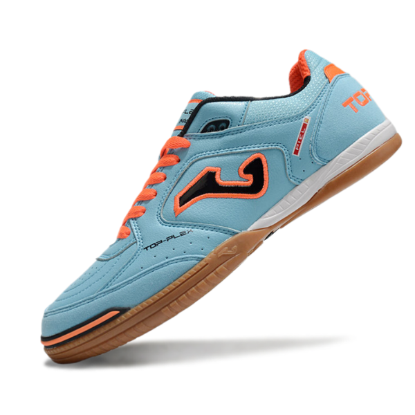 Chuteira Futsal Joma Top Flex 24 IC Azul Claro