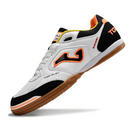 Chuteira Futsal Joma Top Flex 24 IC Branco, Preto e Laranja
