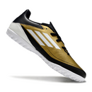 Chuteira Society Adidas F50 Club TF Messi Triunfo Dourado Pack